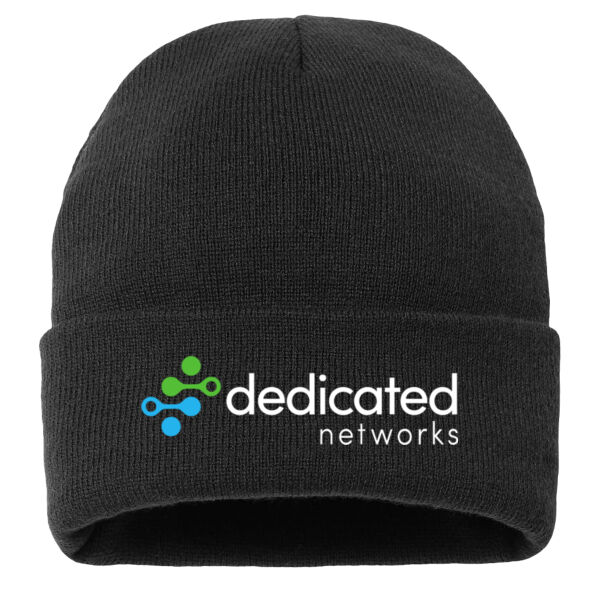 Sportsman - 12" Sherpa Lined Cuffed Beanie - Embroidered Logo Thumbnail