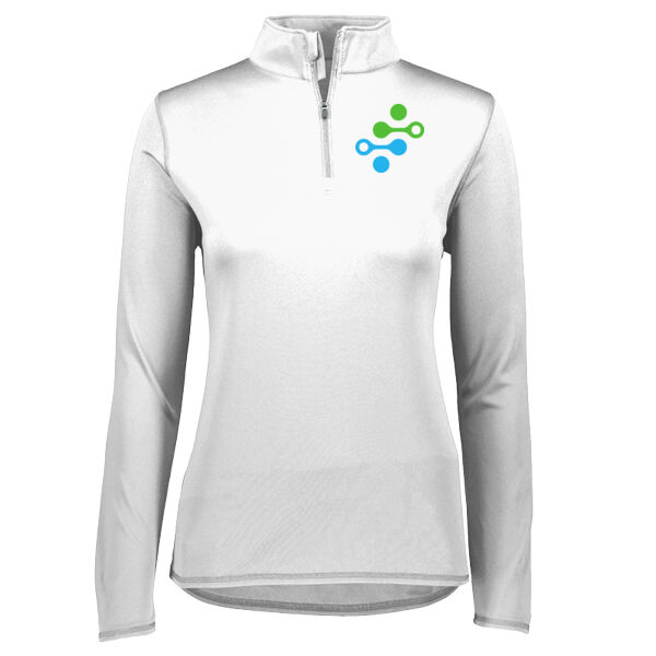 Augusta Sportswear - Ladies Attain Wicking 1/4 Zip Pullover - Printed Logos Thumbnail