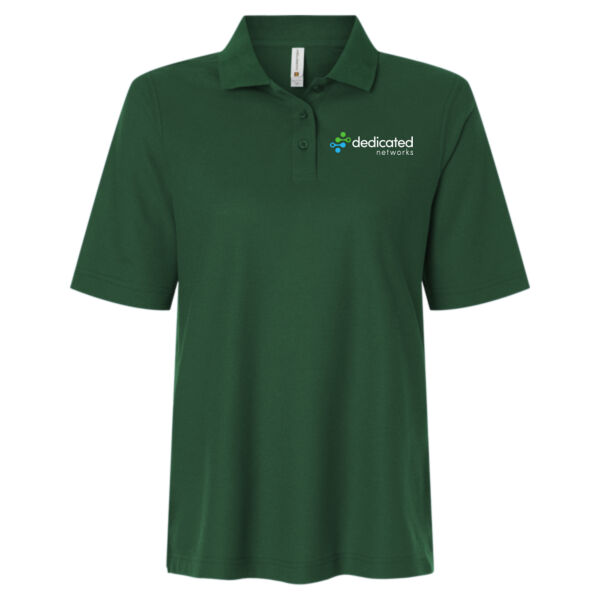 Harriton - Women's Maverick CVC Pique Polo - Embroidered Logo Thumbnail