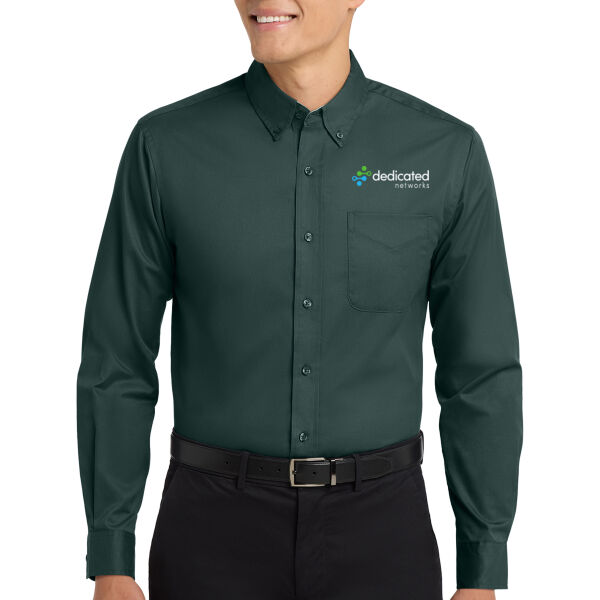 Port Authority - Tall Long Sleeve Easy Care Shirt - Embroidered Logo Thumbnail
