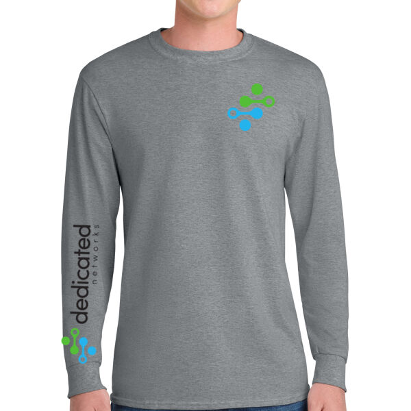 Port & Co - Tall Long Sleeve Core Blend Tee - Printed Logos Thumbnail