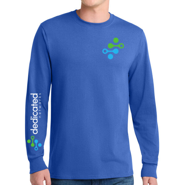 Port & Co - Tall Long Sleeve Core Blend Tee - Printed Logos Thumbnail