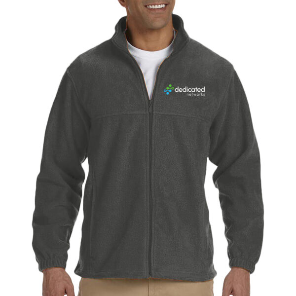Harriton - Men's Tall Full-Zip Fleece - Embroidered Logo Thumbnail
