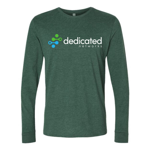 Next Level - Unisex Sueded Long Sleeve T-Shirt - Printed Logo Thumbnail