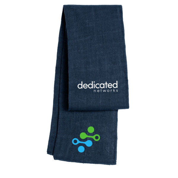 Port & Co - Knitted Scarf - Embroidered Logos Thumbnail