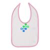 Infant Contrast Trim Premium Jersey Bib Thumbnail