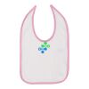 Infant Contrast Trim Premium Jersey Bib Thumbnail