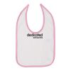 Infant Contrast Trim Premium Jersey Bib Thumbnail
