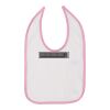 Infant Contrast Trim Premium Jersey Bib Thumbnail