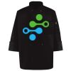Ten Pearl Button Black Chef Coat Thumbnail